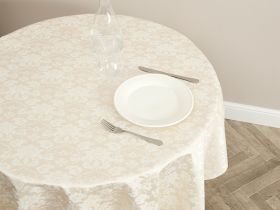 Скатерть Sincero, айвори круглая