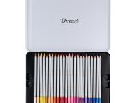 Набор карандашей цветных Dmast 24 цв в металлическом пенале