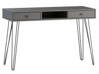 Письменный стол Крейн-1 120x50 Графитовый/Черный