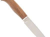 Кованый нож Финский, сталь 65х13, рукоять орех