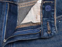 Джинсы с заклёпками для девочек, Синий