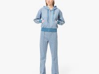 Женские расклешенные спортивные брюки Lacoste с монограммой