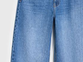 Джинсы Barrel с высокой посадкой, Голубой