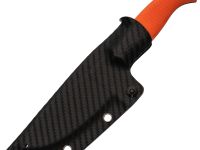 Нож Нессмук, сталь VG10, рукоять оранжевая G10