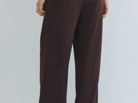 Широкие брюки, Коричневый