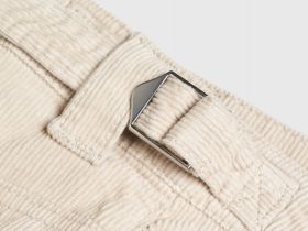 Вельветовые брюки Baggy для девочек, Бежевый