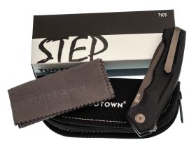 Складной нож TuoTown Gora-B, сталь T10S, рукоять G10/Carbon Fiber