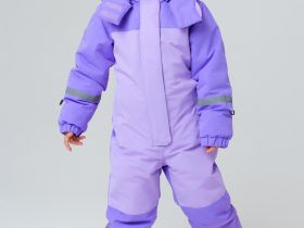 Комбинезон текстильный с полиуретановым покрытием для девочек