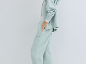 Джоггеры из мягкого трикотажа, Зеленый