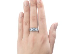 Кольцо из белого золота э4712кц11220883