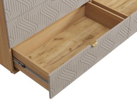 Комод Монблан 185x76 Косы Латте