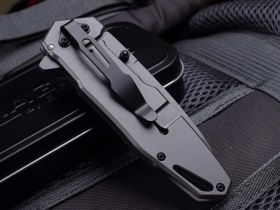 Складной нож Boker Screaming Skull, сталь 440А, рукоять нержавеющая сталь