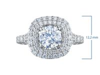 Кольцо из белого золота э4712кц02186300