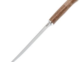 Нож филейный Нерпа, сталь 65х13, рукоять орех