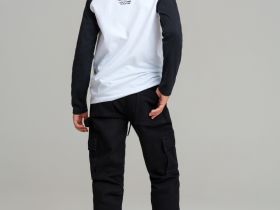 Брюки текстильные джинсовые утепленные с начесом для мальчиков