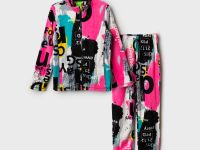 Комплект трикотажный для девочек: куртка, брюки