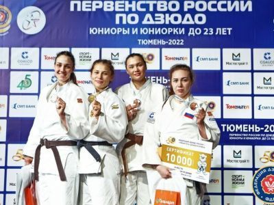 Полина Иудина из Якутии завоевала бронзовую медаль первенства России по дзюдо