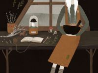 Открытка Дворникова А. "Зелье"