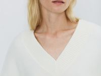 Джемпер из мягкой пряжи с шерстью, Белый