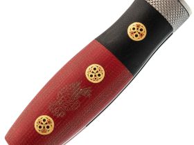 Складной нож Reptilian "Лесовик-02", сталь D2, рукоять G10, Limited Edition, красный