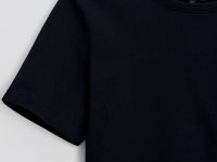 Топ из хлопка с открытым плечом и фигурным узлом