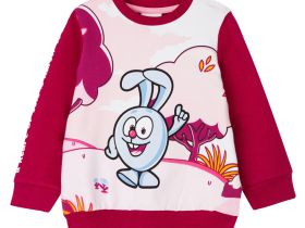 Комплект детский трикотажный для девочек: толстовка, брюки