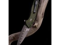 Полуавтоматический складной нож Kershaw Dividend, сталь композит CPM D2/N690, рукоять алюминий, олива