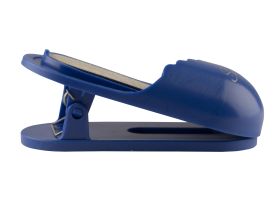 Точилка-наждак с зажимом "Сонет", 9,5х3,8 см, синяя