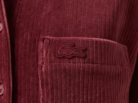 Женская рубашка Lacoste свободного кроя