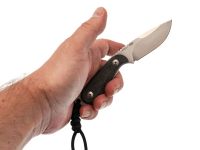 Туристический нож Kizer Buddy, сталь 14C28N, рукоять микарта