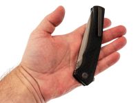 Складной нож TuoTown Step, сталь T10S, рукоять G10/Carbon Fiber