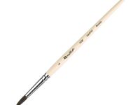 Кисть белка №6 круглая Roubloff "1450" короткая ручка п/лак