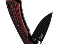 Складной нож НОКС Майор, сталь VG10, рукоять G10, черно-красный