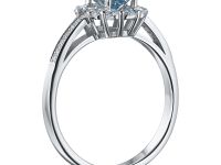 Классическое кольцо из белого золота э0912кц10220014_blue