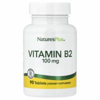 NaturesPlus, Витамин B2, 100 мг, 90 таблеток