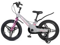 Детский велосипед Maxiscoo Space Deluxe 18, год 2025, цвет Серый