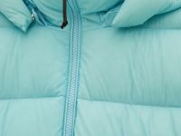 Пуховое пальто с воротником-стойкой