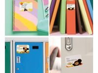 Набор бумажных наклеек для маркировки школьных принадлежностей Мульти-Пульти "Чебурашка", 24 наклейк