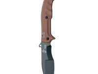 Складной нож Fox Meskwaki Tracker, сталь N690 DLC, рукоять стеклотекстолит G-10, коричневый