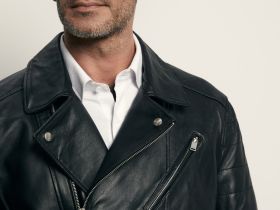 Куртка-косуха из натуральной кожи