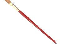 Кисть синтетика №12 плоская удлиненная Pinax "Oro Rosso 755" короткая ручка