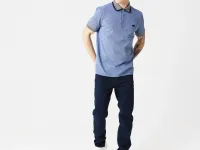 Мужское поло Lacoste Regular Fit в полоску