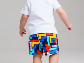 Комплект детский трикотажный для мальчиков: фуфайка (футболка), шорты