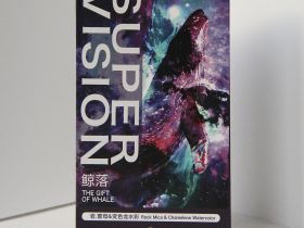 Набор акварели Super Vision "The gift of whale", перламутры и хамелеоны, 10 цв*8 мл туба в картонной