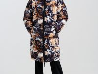 Пальто текстильное с полиуретановым покрытием для девочек