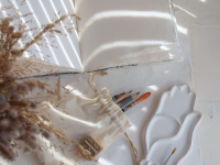 Палитра художественная керамическая "ЛАДОНЬ"