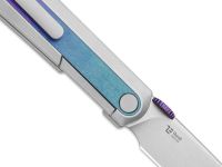 Складной нож Kizer Quoll, сталь S45VN, рукоять Titanium&Crystallized Titanium