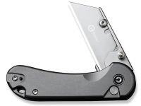 Складной нож CIVIVI Elementum Utility, сталь 6Cr13 , рукоять алюминий, серый
