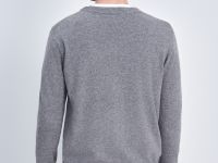 Джемпер прямого силуэта с округлым вырезом