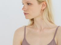 Базовый топ из микрофибры, Коричневый